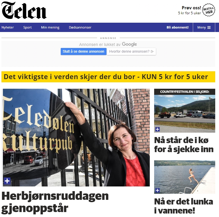 Telen: "En festival vi bør ha"